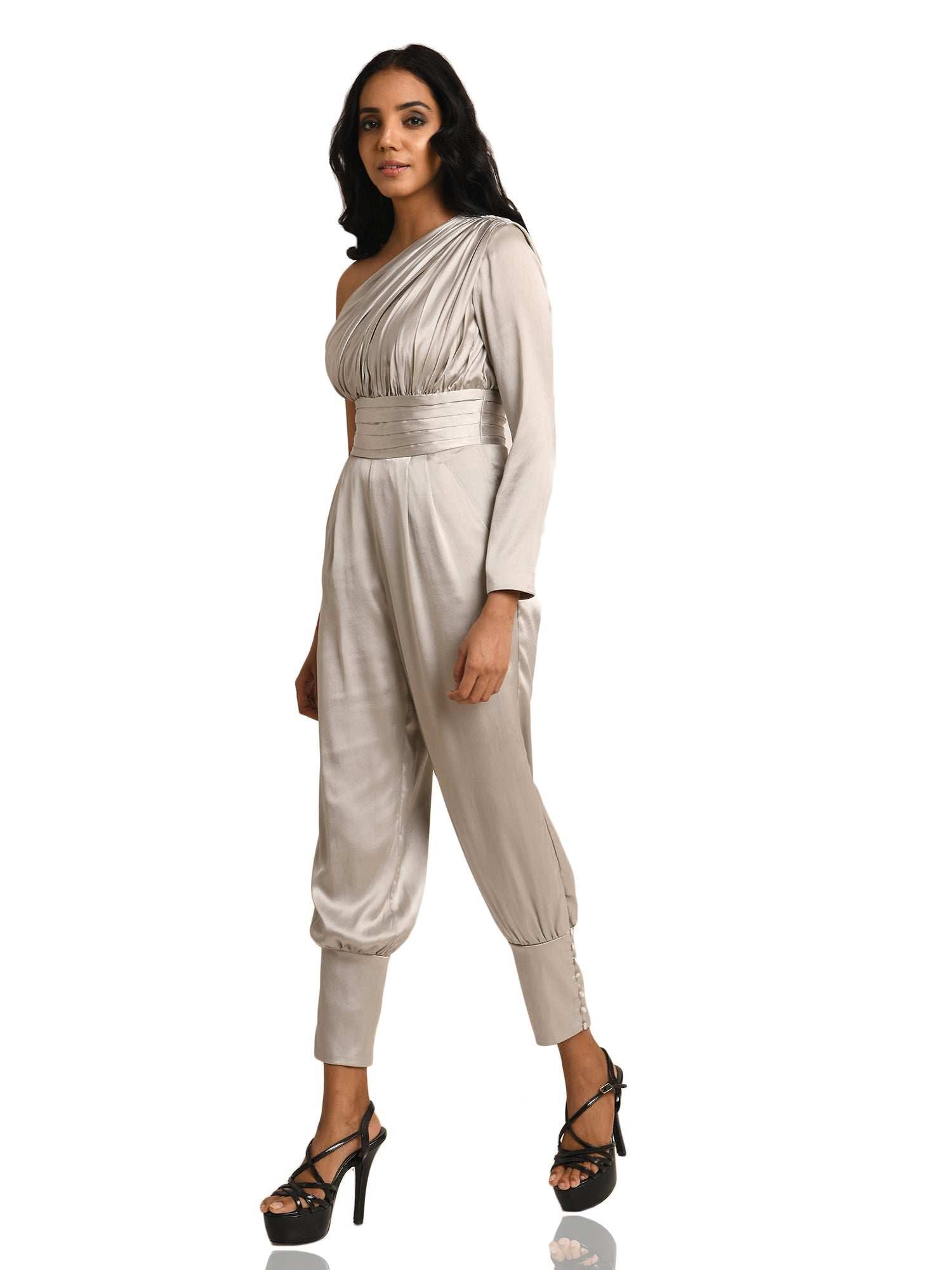 shining star silver jumpsuit