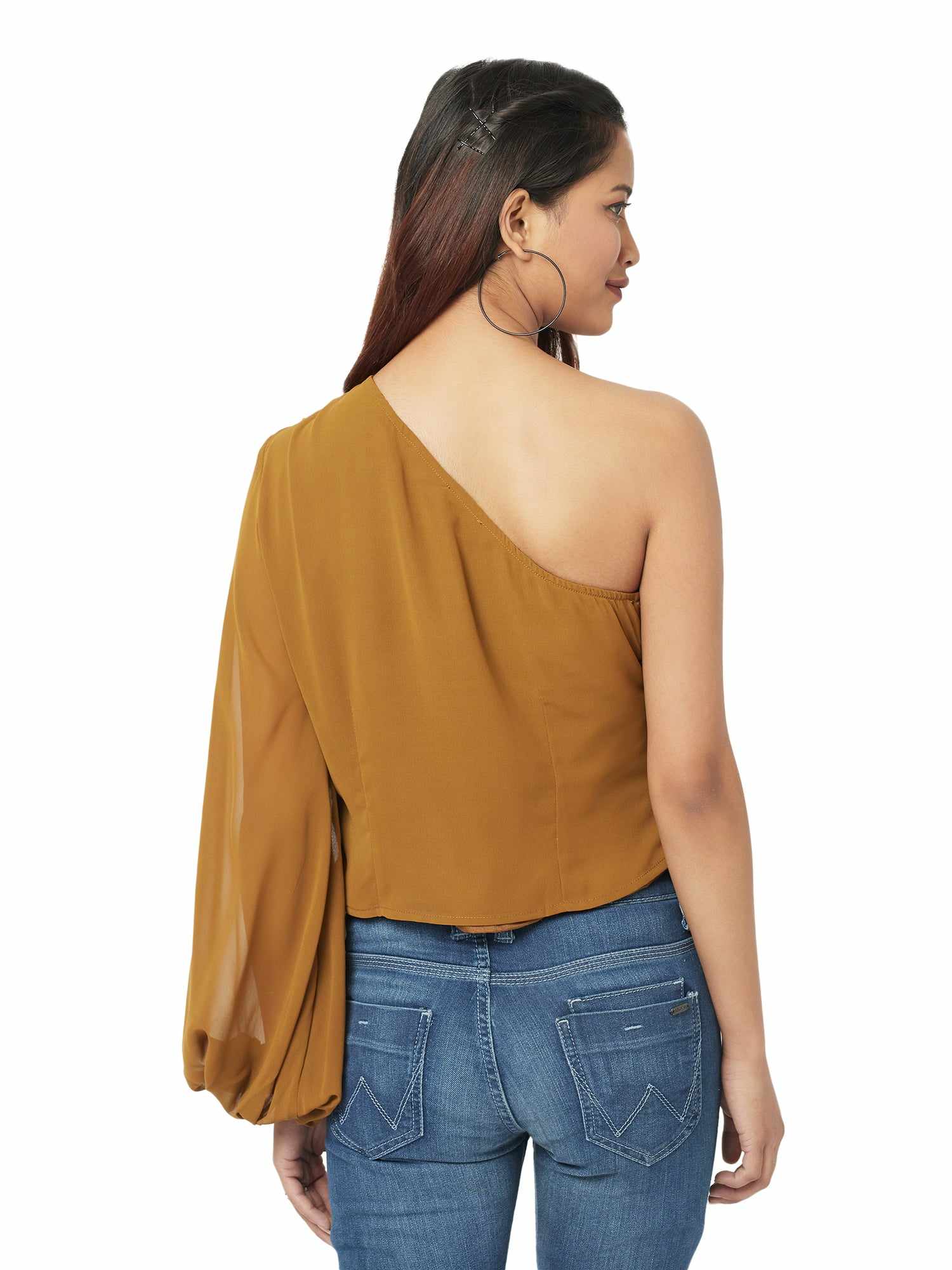 statement opulent sleeve blouse  
