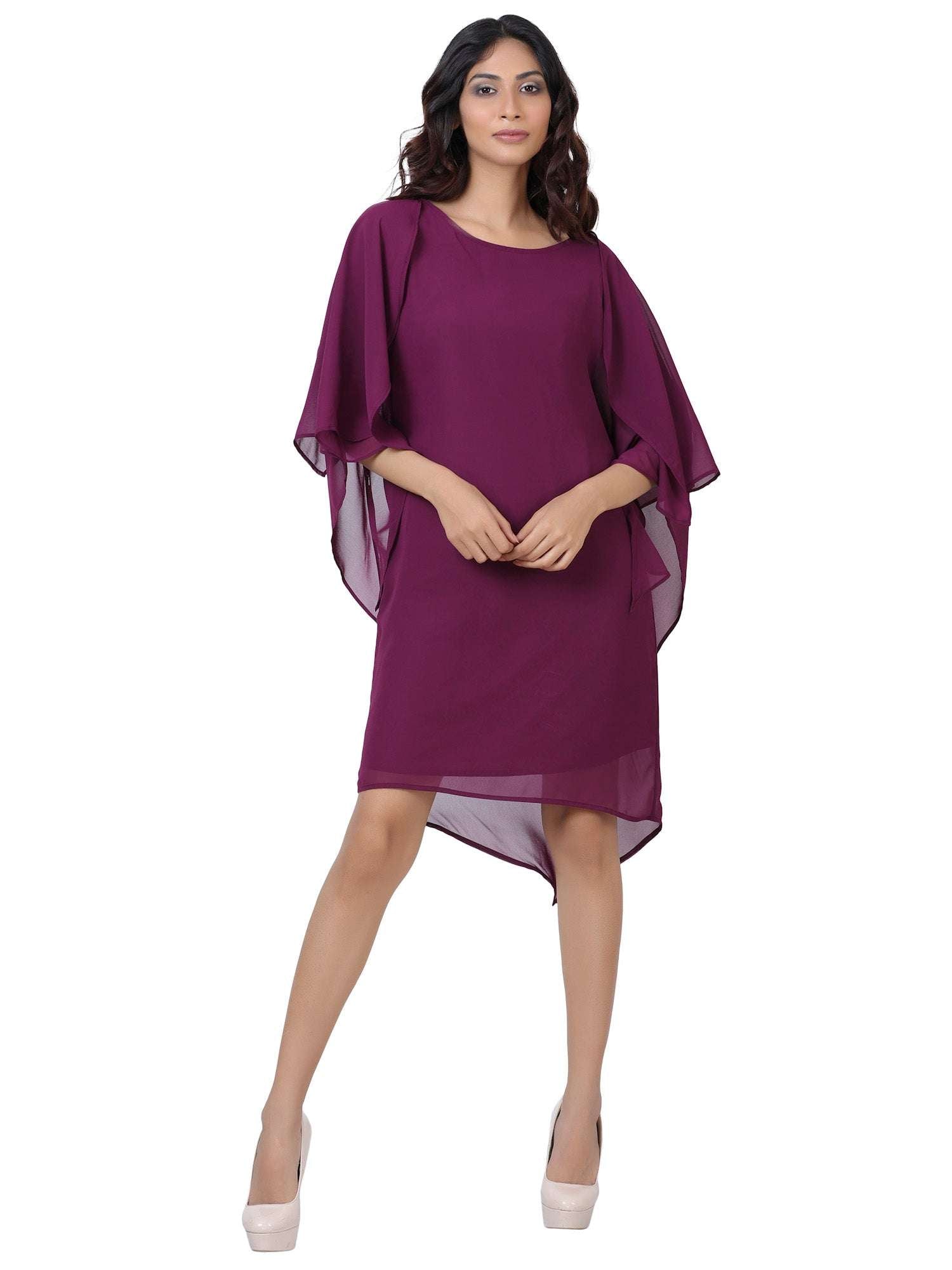 drama sleeve dress  