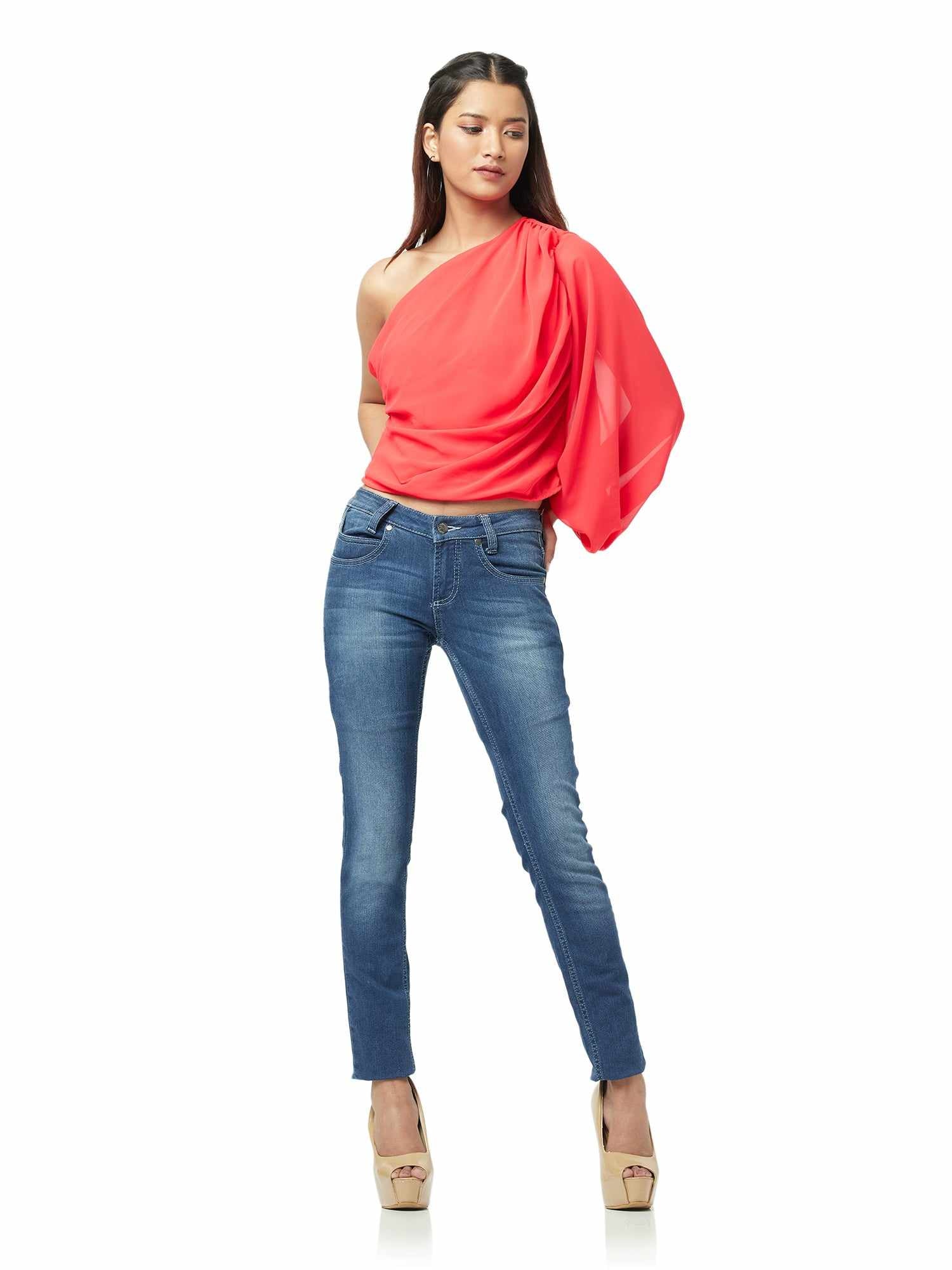 statement opulent sleeve blouse  