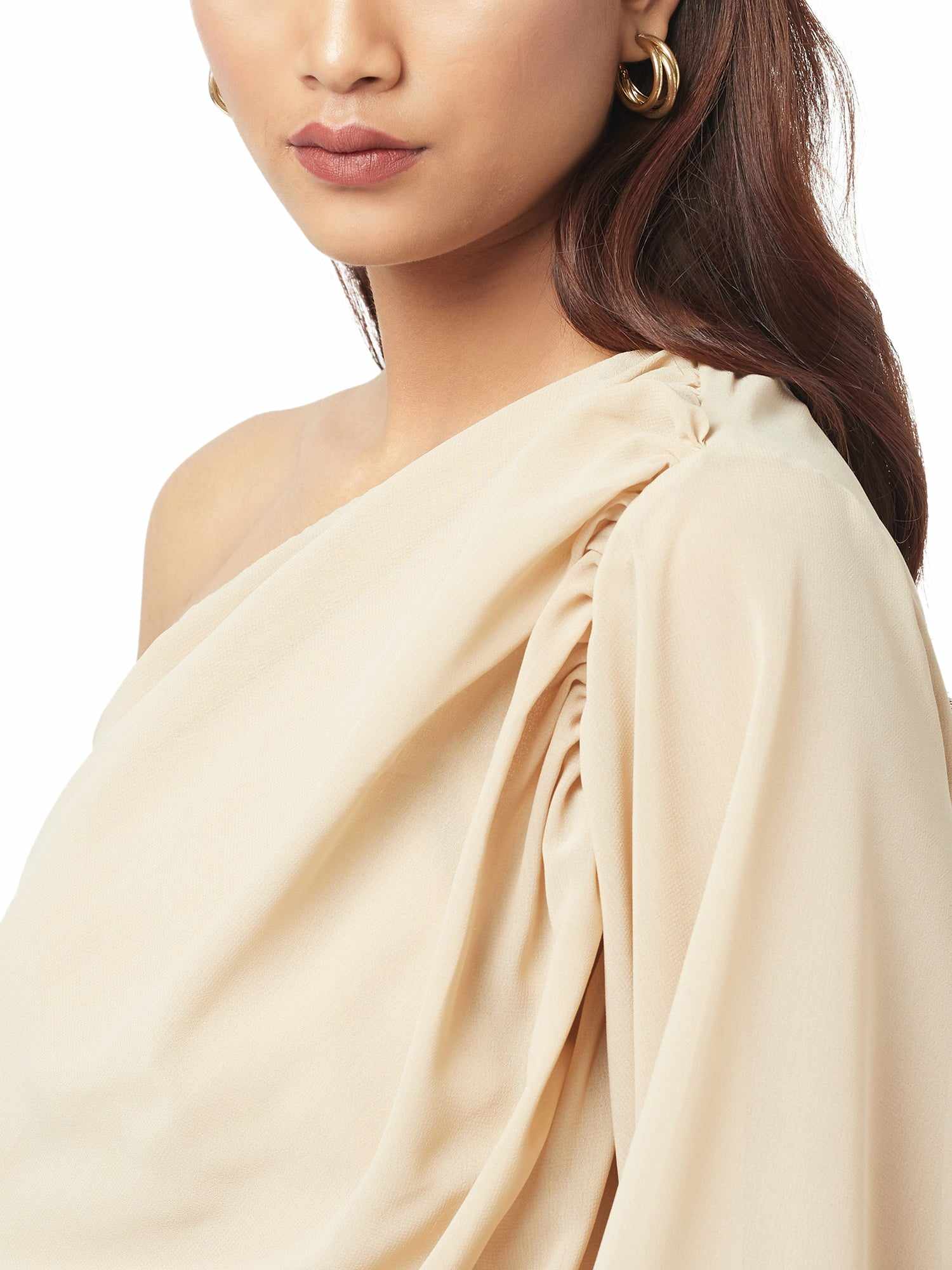 statement opulent sleeve blouse  