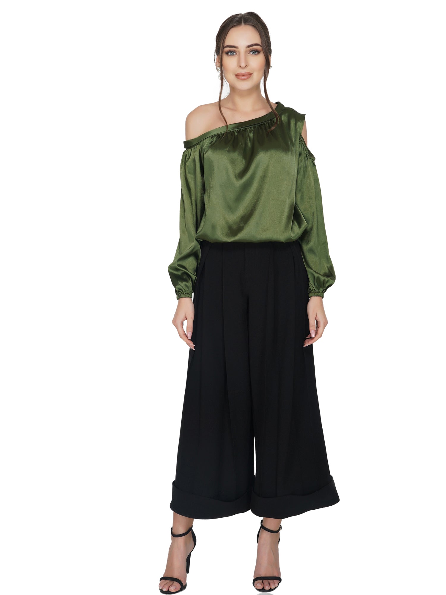 Buy Shoulder Cold Shoulder Top Online In India – Attic Salt