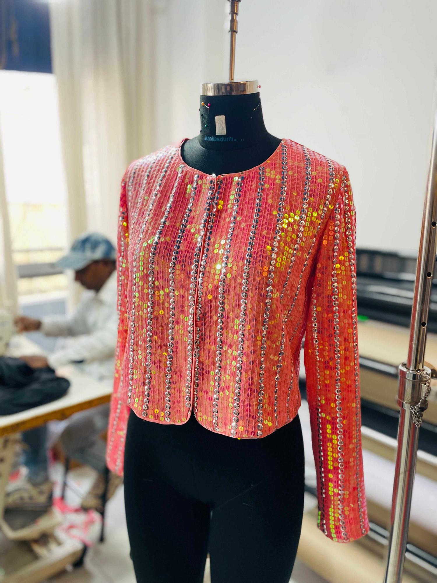 multicolor sequins jacket  
