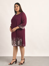 Attic Curves Sunrise Sequin Dress