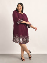 Attic Curves Sunrise Sequin Dress