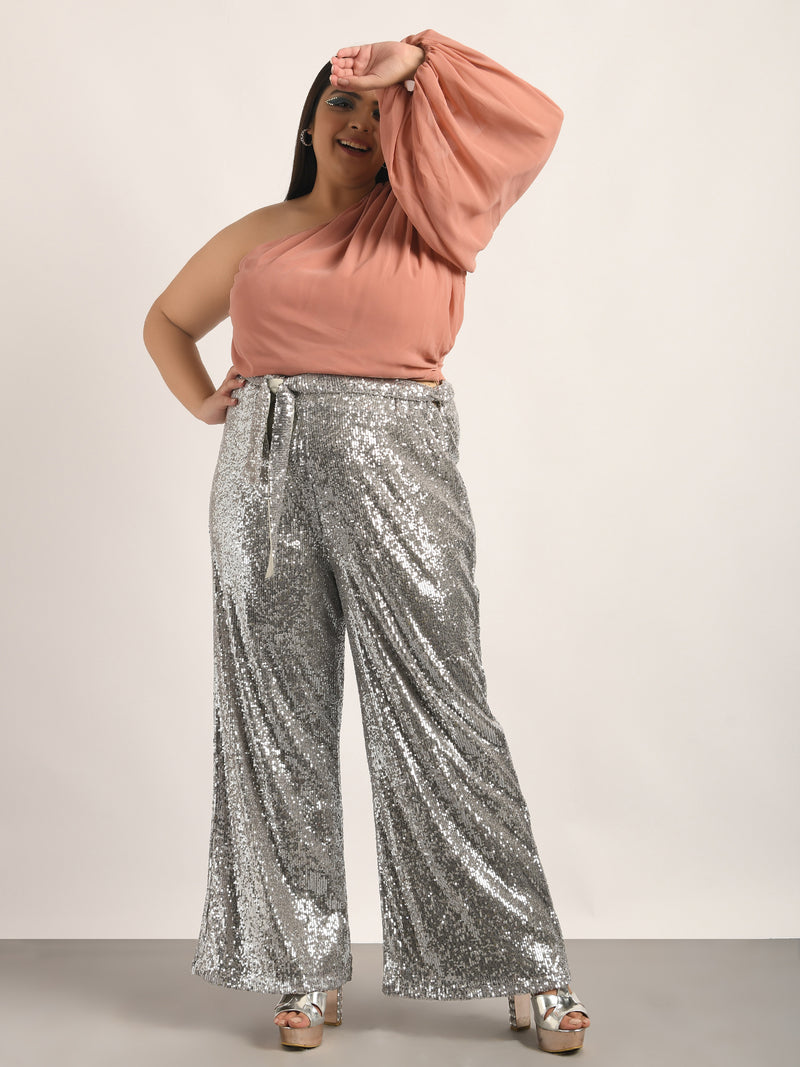 Attic Curves Statement Opulent Sleeve Blouse
