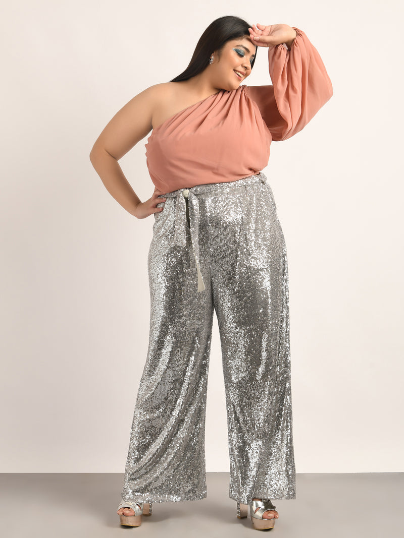 Attic Curves Statement Opulent Sleeve Blouse