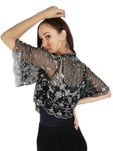 Short Bell Sleeves Shrug