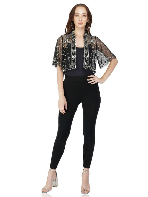 Short Bell Sleeves Shrug