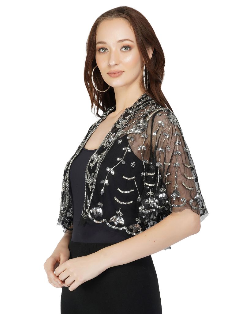 Short Bell Sleeves Shrug