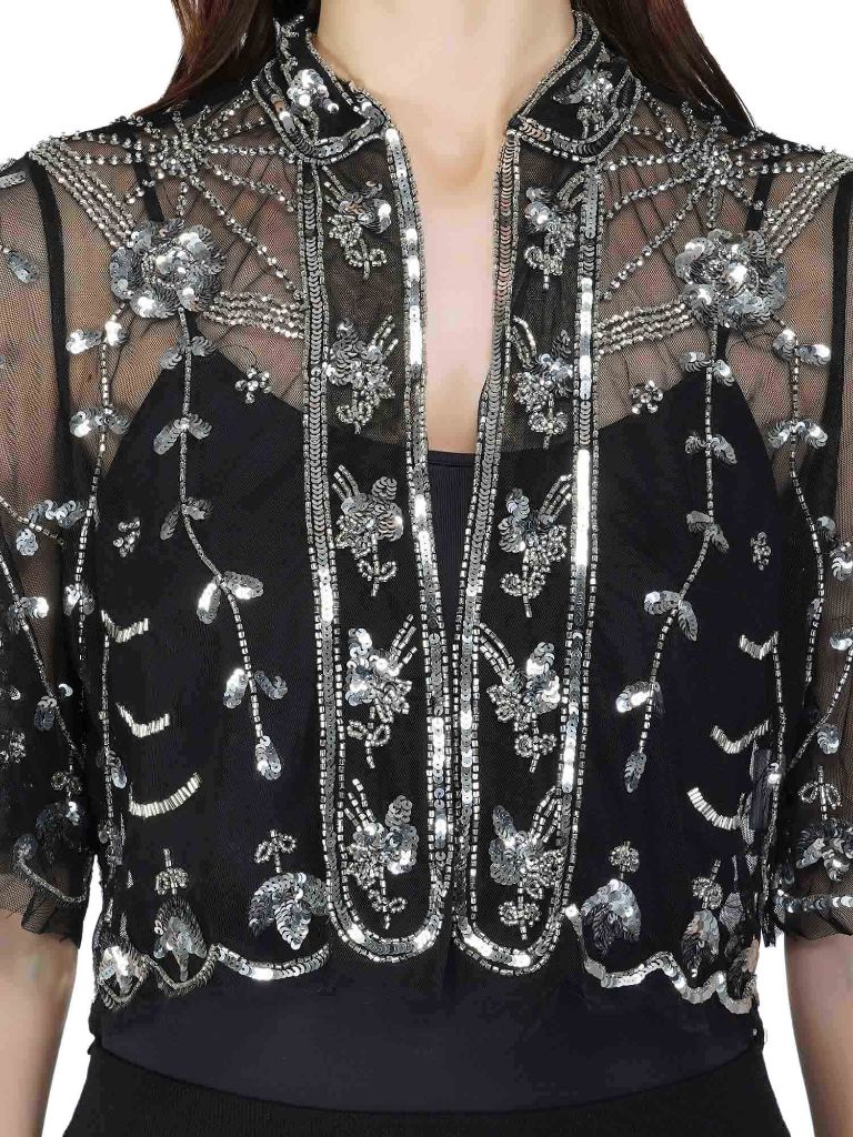 Short Bell Sleeves Shrug