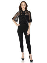 Short Bell Sleeves Shrug