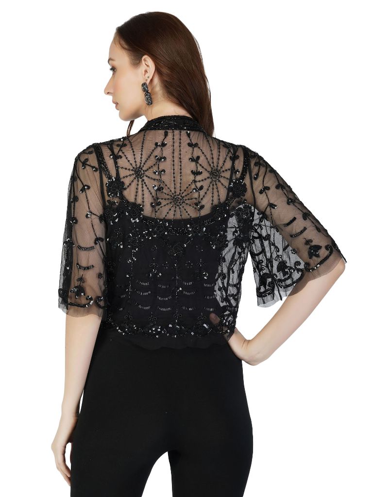 Short Bell Sleeves Shrug