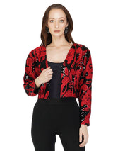 Red Embroidered Jacket