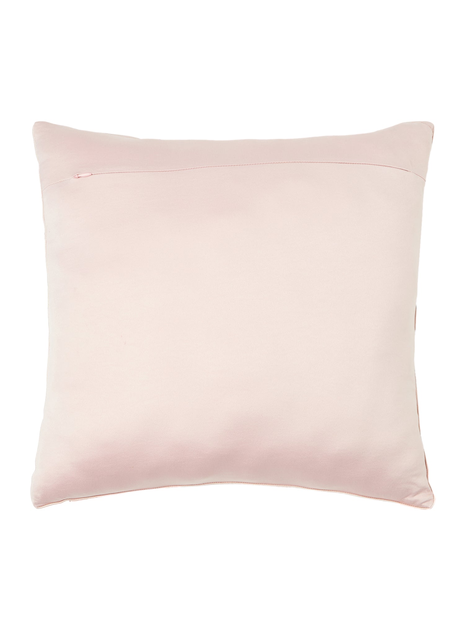 pink hand embellished cushion