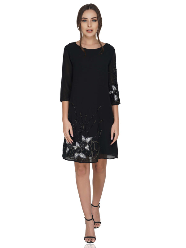Attic Salt Vine Embroidery Dress