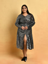 Attic Curves Pretty Please Midi Dress