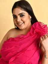 Attic Curves So- Sexy Multi Tier Ruffle Dress