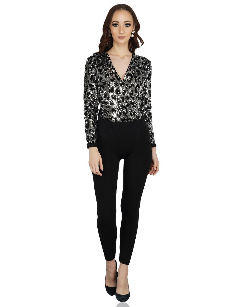 Leopard Pattern Bodysuit