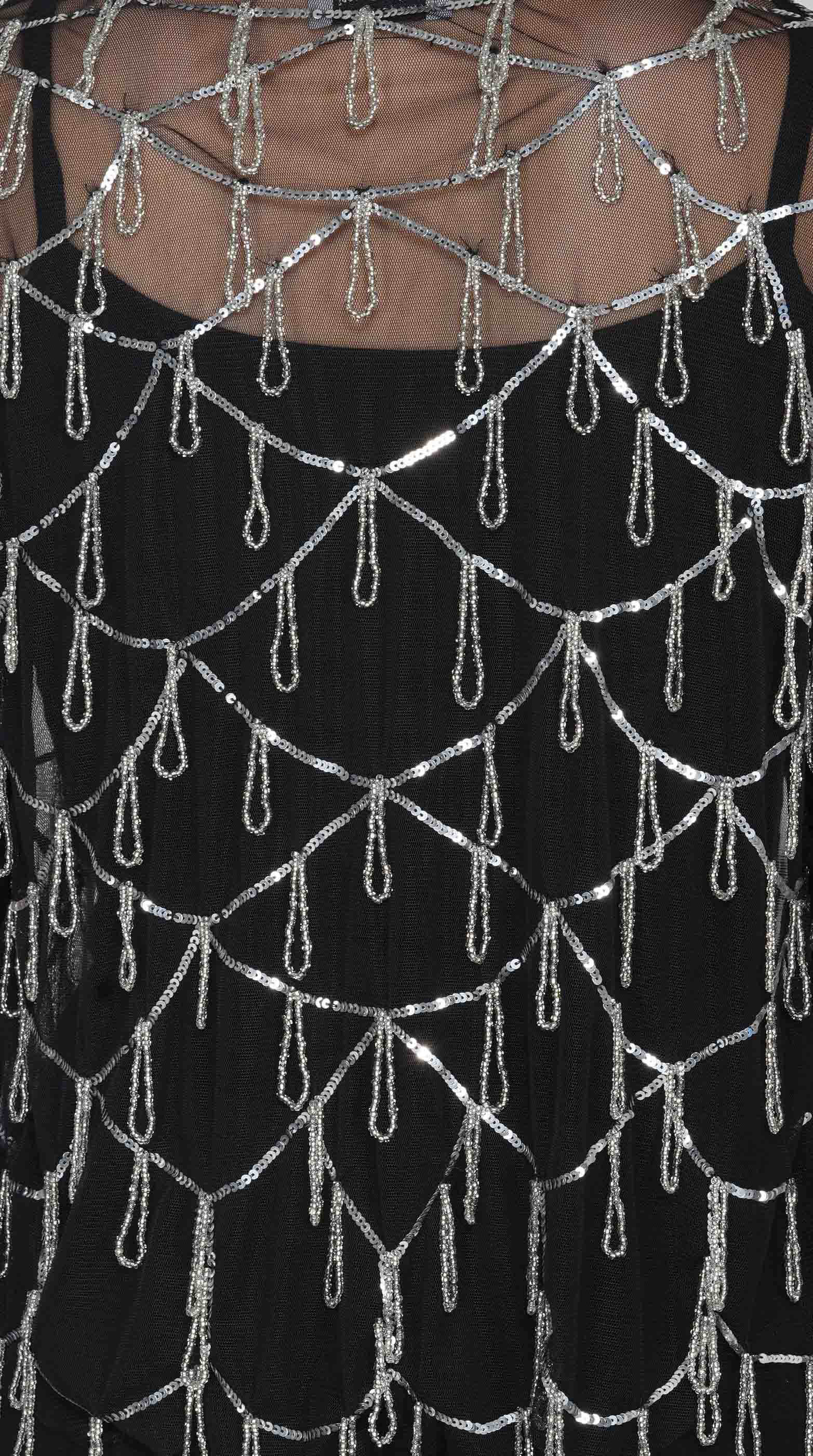 Attic Salt Silver Beads Shrug
