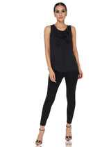 Attic Salt Front Ruffle Top