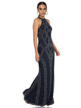 Attic Salt River Halter Neck Gown