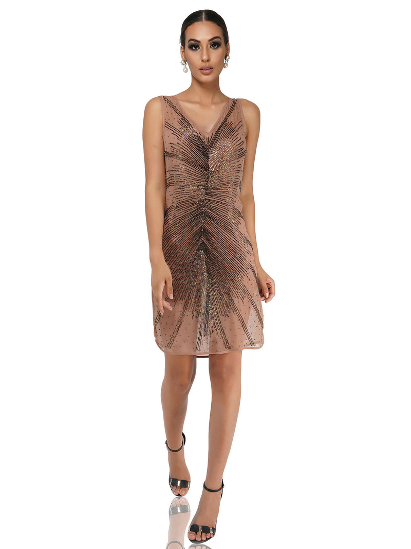Attic Salt Sunburst Dress