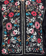 Attic Salt Embroidery Front Viscose Jacket